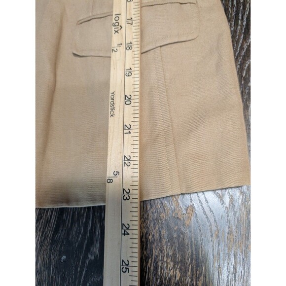 Ann Taylor Loft Cream Linen Blend Blazer 10 Petite - Picture 6 of 6